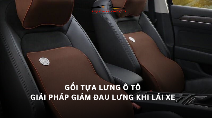 Gối Tựa Lưng Ô Tô Giải Pháp Giảm Đau Lưng Khi Lái Xe